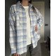 Сорочка жіноча в клытинку с фленелі