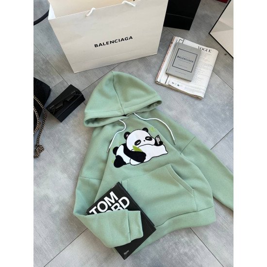 Худі з якісною нашивкою із велюру