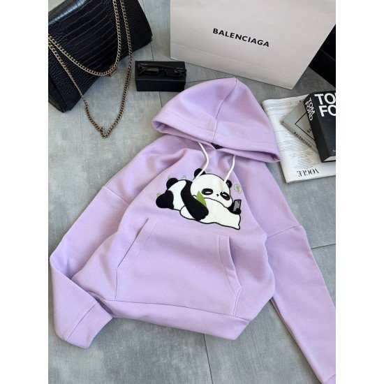 Худі з якісною нашивкою із велюру