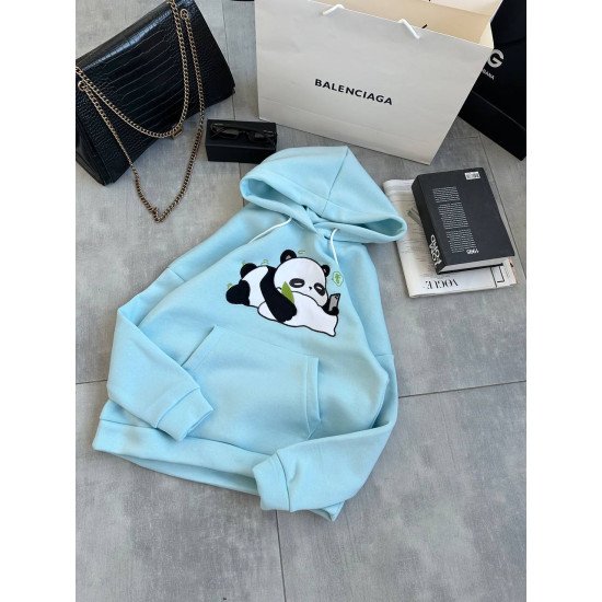 Худі з якісною нашивкою із велюру