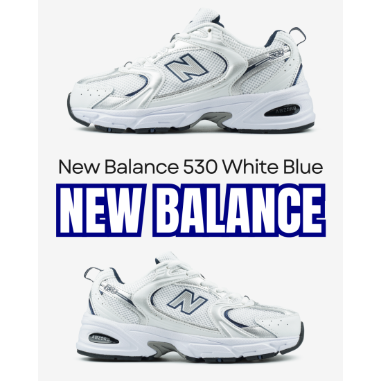 New Balance 530 White Blue