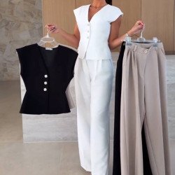 Костюм (жилетка+брюки)