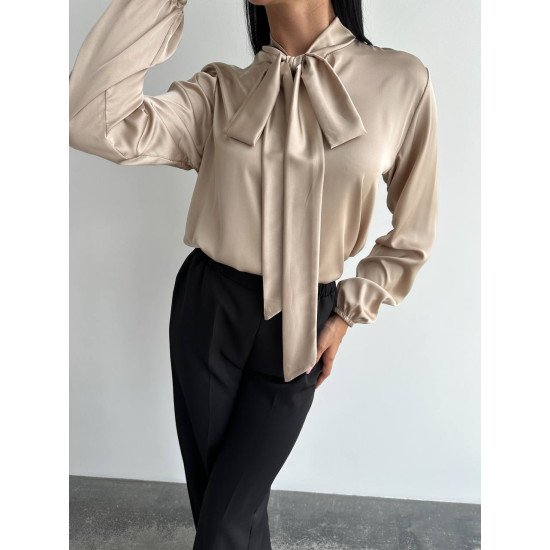 Блуза з бантом