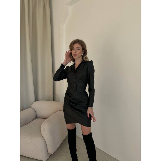 Сукня экошкіра