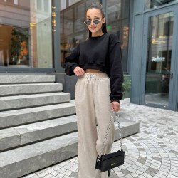 Штани білі кльош