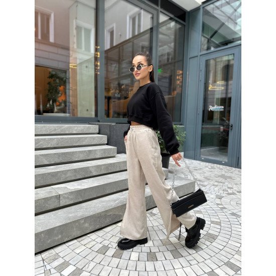 Штани білі кльош