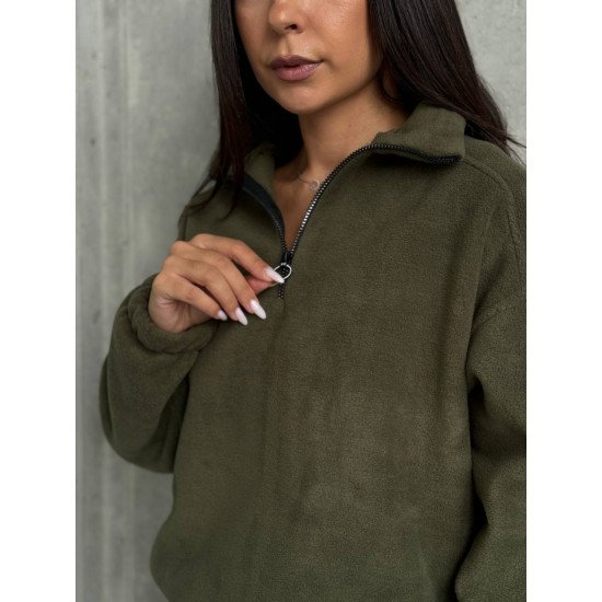 Теплий костюм з флісу на блискавці 