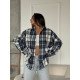 Сорочка тепла в клітинку