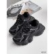 Кросівки жіночі  чорний, екозамша