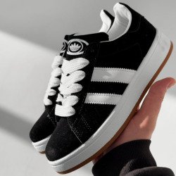 Кеди жіночі Ald чорні + білий, еконубук