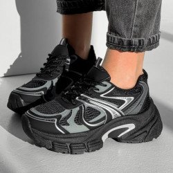 Кросівки жіночі Demur екошкіра + текстиль