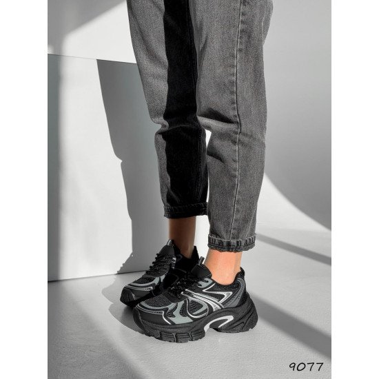 Кросівки жіночі Demur екошкіра + текстиль