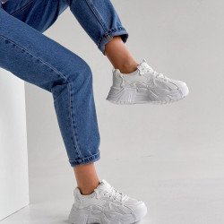 Кросівки жіночі Maris білі, екошкіра 