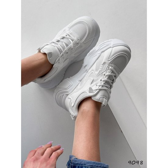 Кросівки жіночі Maris білі, екошкіра 