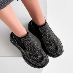 Кросівки жіночі Varil чорні, екозамша