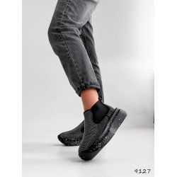 Кросівки жіночі Varil чорні, екозамша