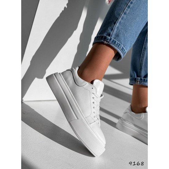 Кросівки жіночі Serin білі, натуральна шкіра