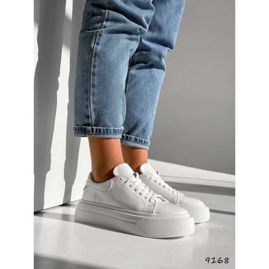 Кросівки жіночі Serin білі, натуральна шкіра