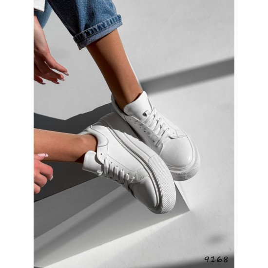 Кросівки жіночі Serin білі, натуральна шкіра