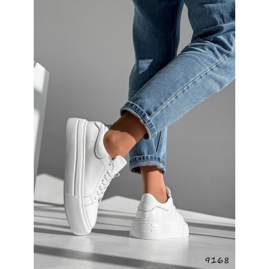 Кросівки жіночі Serin білі, натуральна шкіра