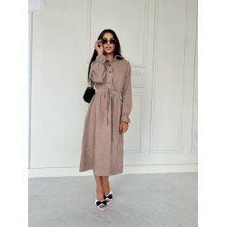 Сукня міді під пояс