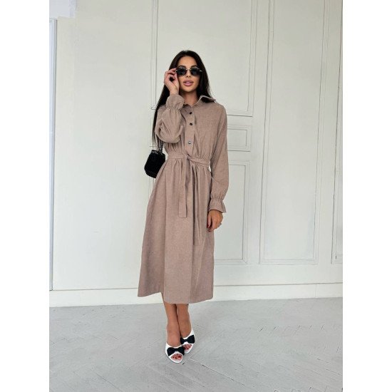 Сукня міді під пояс