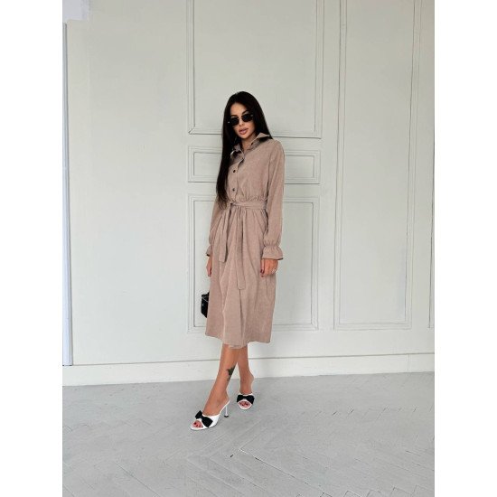 Сукня міді під пояс