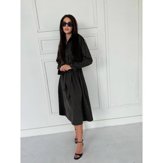 Сукня міді під пояс