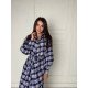 Тепла сукня в клітинку