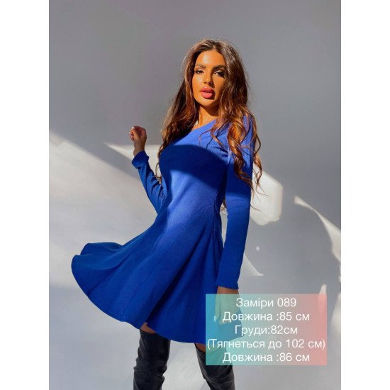 Сукня міні з довгим рукавом