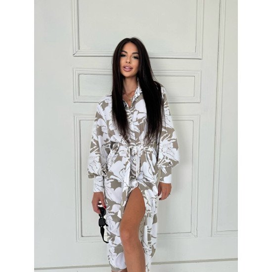 Сукня  з широким рукавом