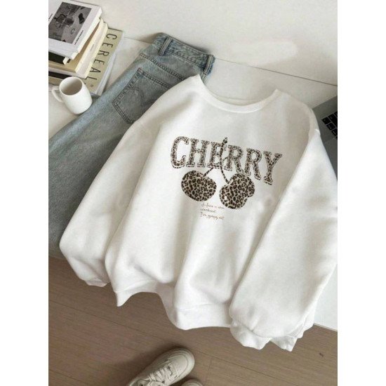 Кофта жіноча Cherry з трьохнитки на флісі