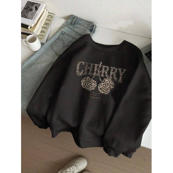 Кофта жіноча Cherry з трьохнитки на флісі