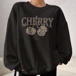 Кофта жіноча Cherry з трьохнитки на флісі