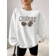 Кофта жіноча Cherry з трьохнитки на флісі