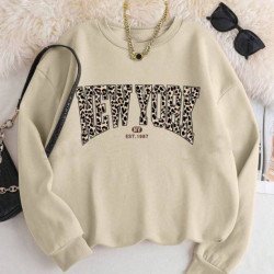 Кофта жіноча NEW YORK з трьохнитки на флісі