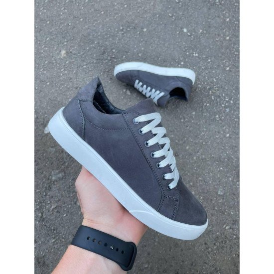 Чоловічі кеди з натурального нубуку