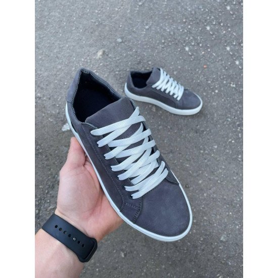 Чоловічі кеди з натурального нубуку