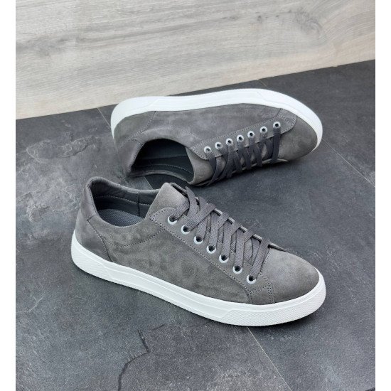 Чоловічі кеди з натурального нубуку