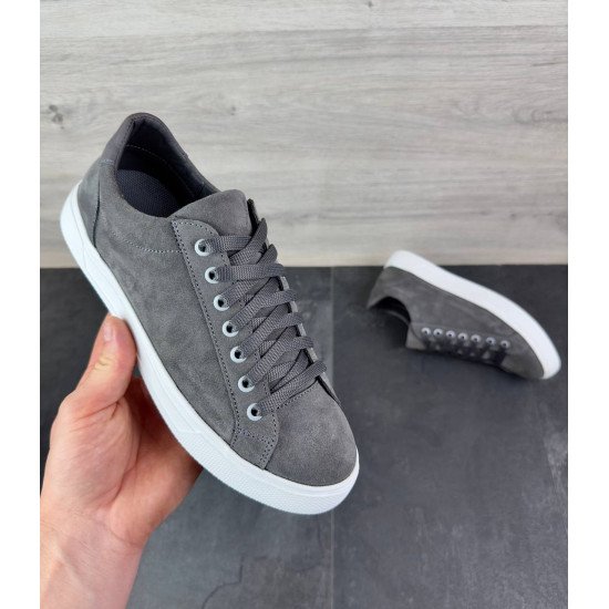 Чоловічі кеди з натурального нубуку