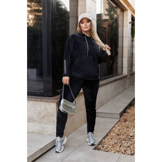 Шикарний, стильний костюм з велюру