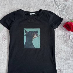 Футболка з принтом